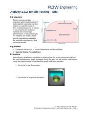 2.3.2 tensile testing answers|Activity 2.3.2 Tensile Testing SIM .docx .